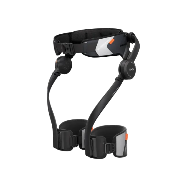Hypershell X Carbon hip exoskeleton with a carbon fiber frame